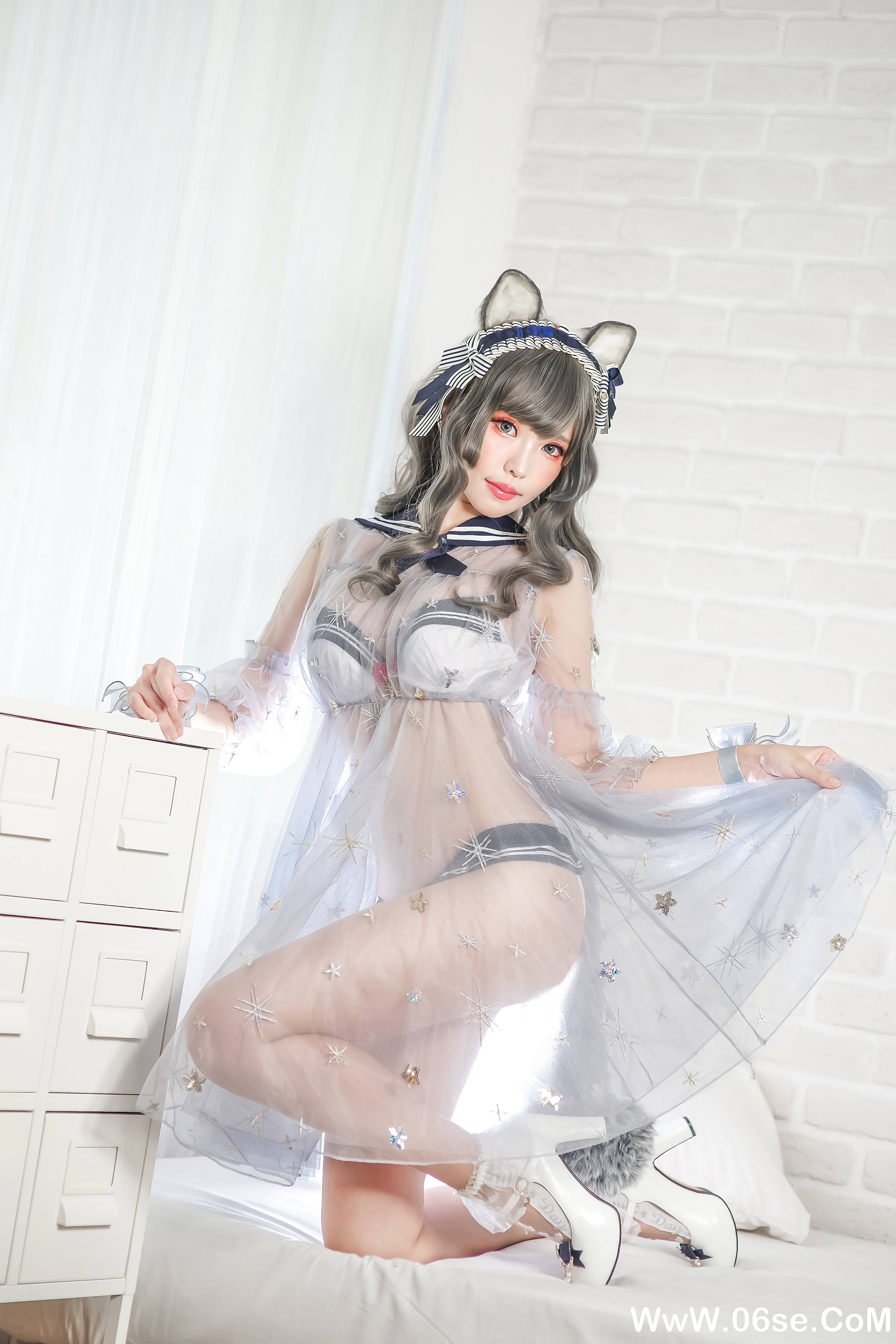 图片[14]-Ely_eee(ElyEE子) NO.036 — 灰太狼-透明睡裙[21P99M]-六色网