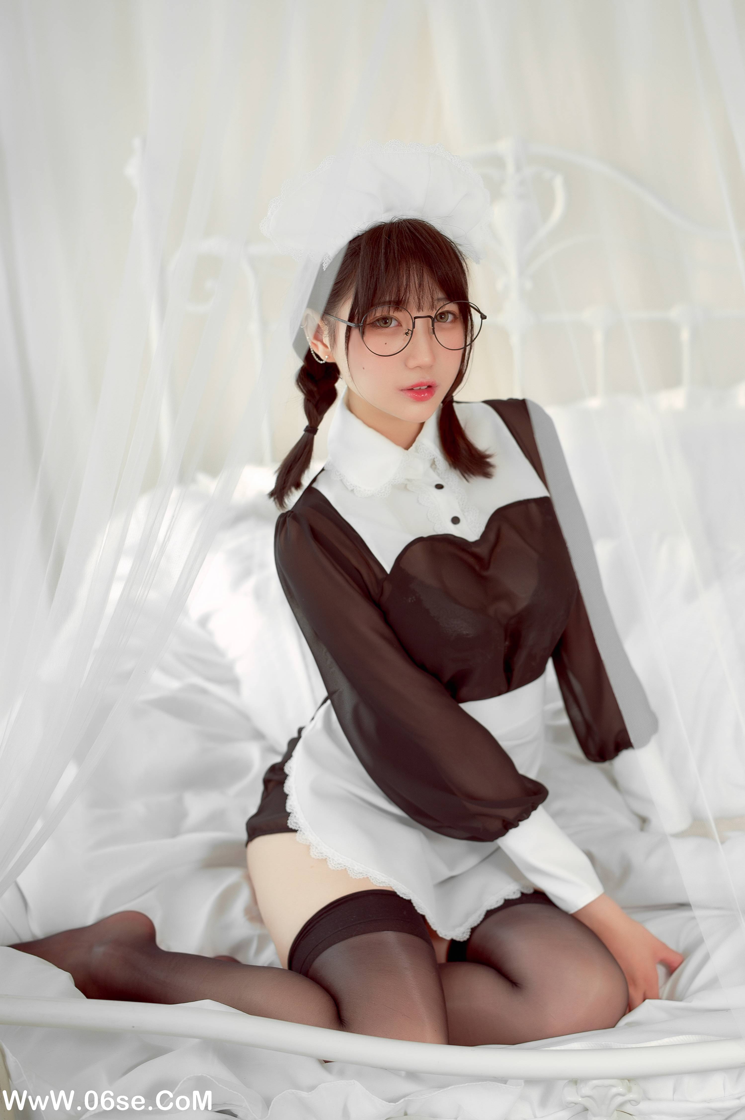 图片[14]-周叽是可爱兔兔 NO.033 – 眼镜女仆[36P+3V525M]-六色网