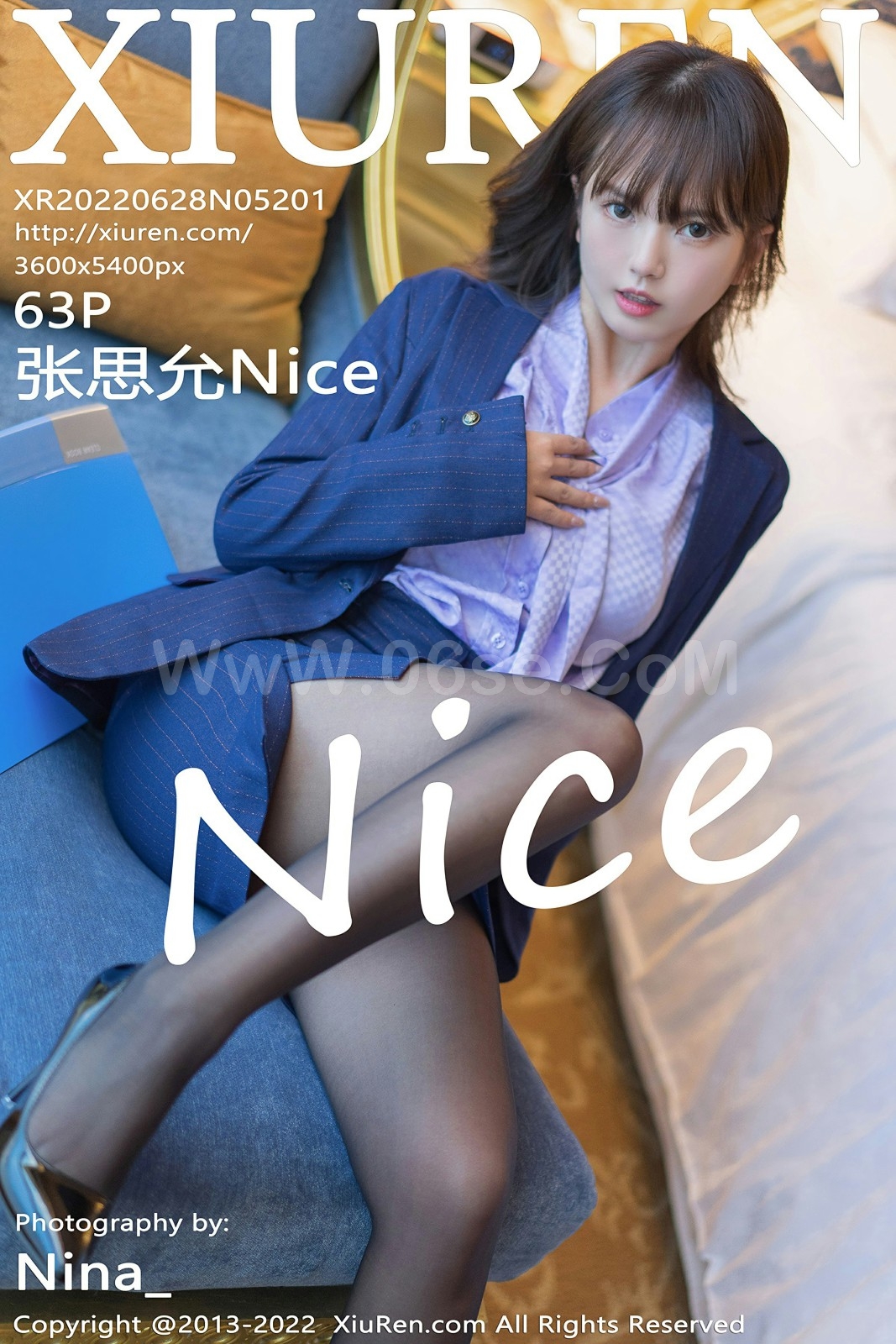 [XiuRen秀人网] 2022.06.28 No.5201 张思允Nice-六色网