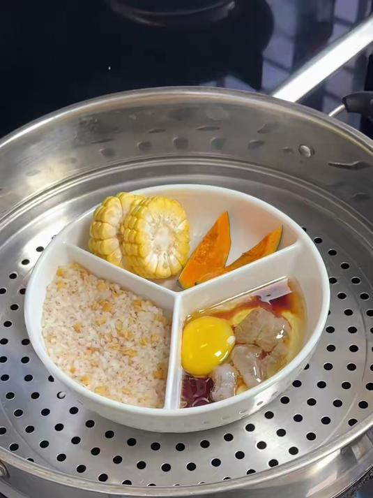 减脂期控饮食？分格定量蒸食材，健康均衡不浪费