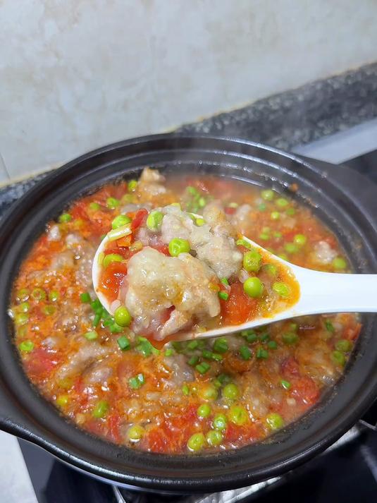 番茄水晶滑肉太好吃了