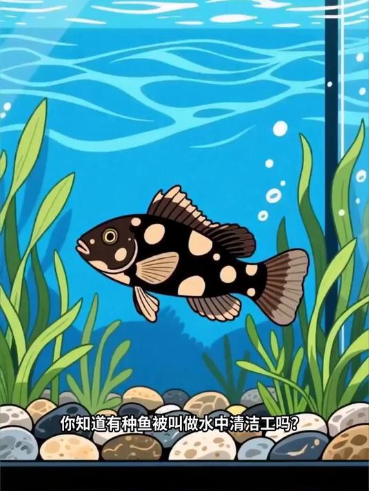 为什么清道夫鱼被称为 “水中清洁工”？