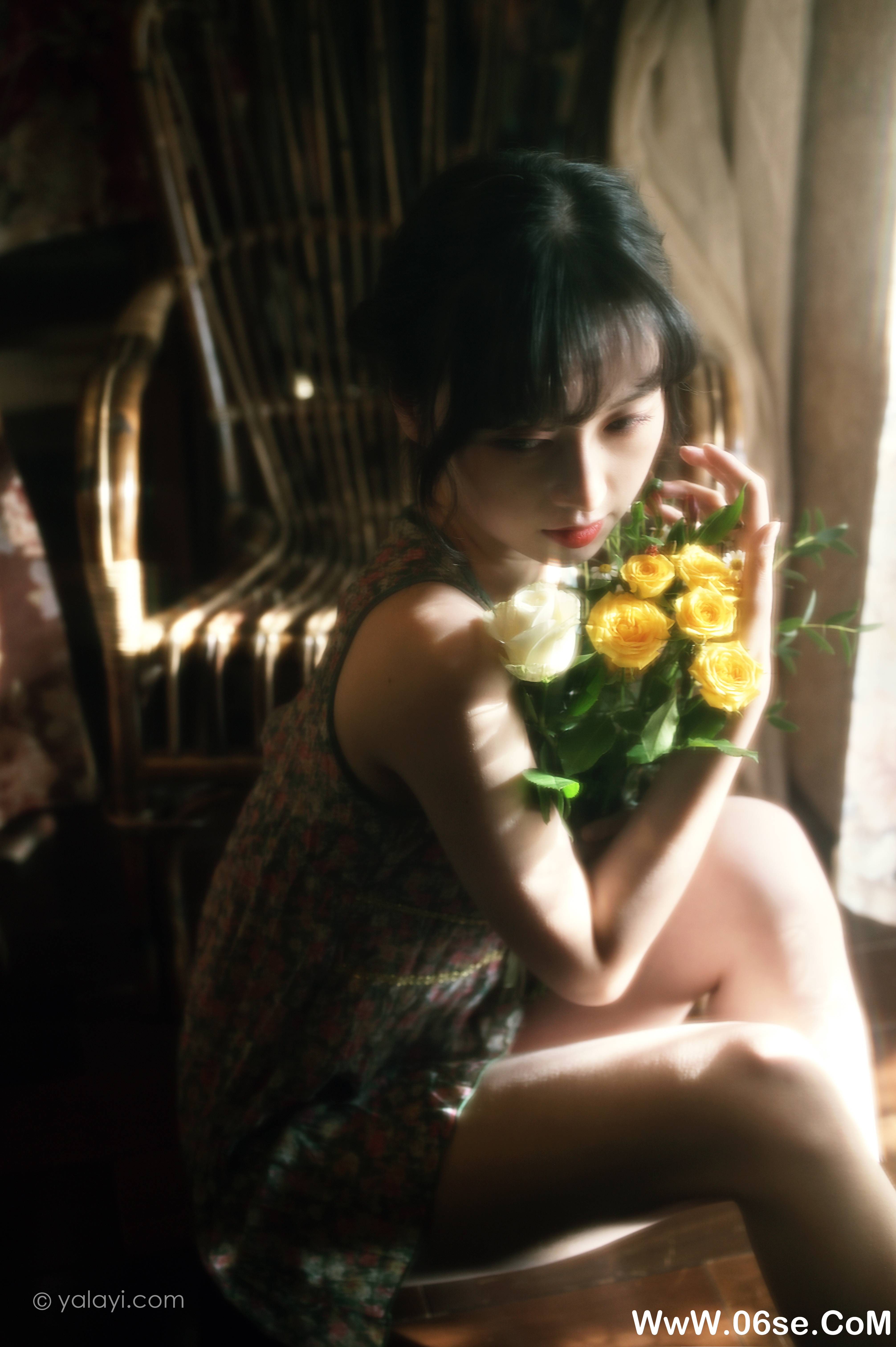 图片[20]-[YALAYI雅拉伊] 2021.03.03 NO.767 京京《拥抱着你送的花》[34P+1P525M]-六色网