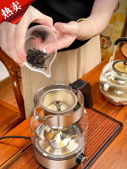 一定要买这款德国煮茶壶,蒸汽萃取,快速出汤,一壶煮百茶!