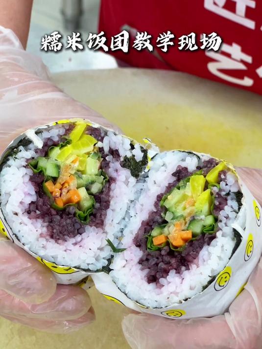 糯米饭团可以摆摊卖吗?原料简单操作快,轻松学得会!