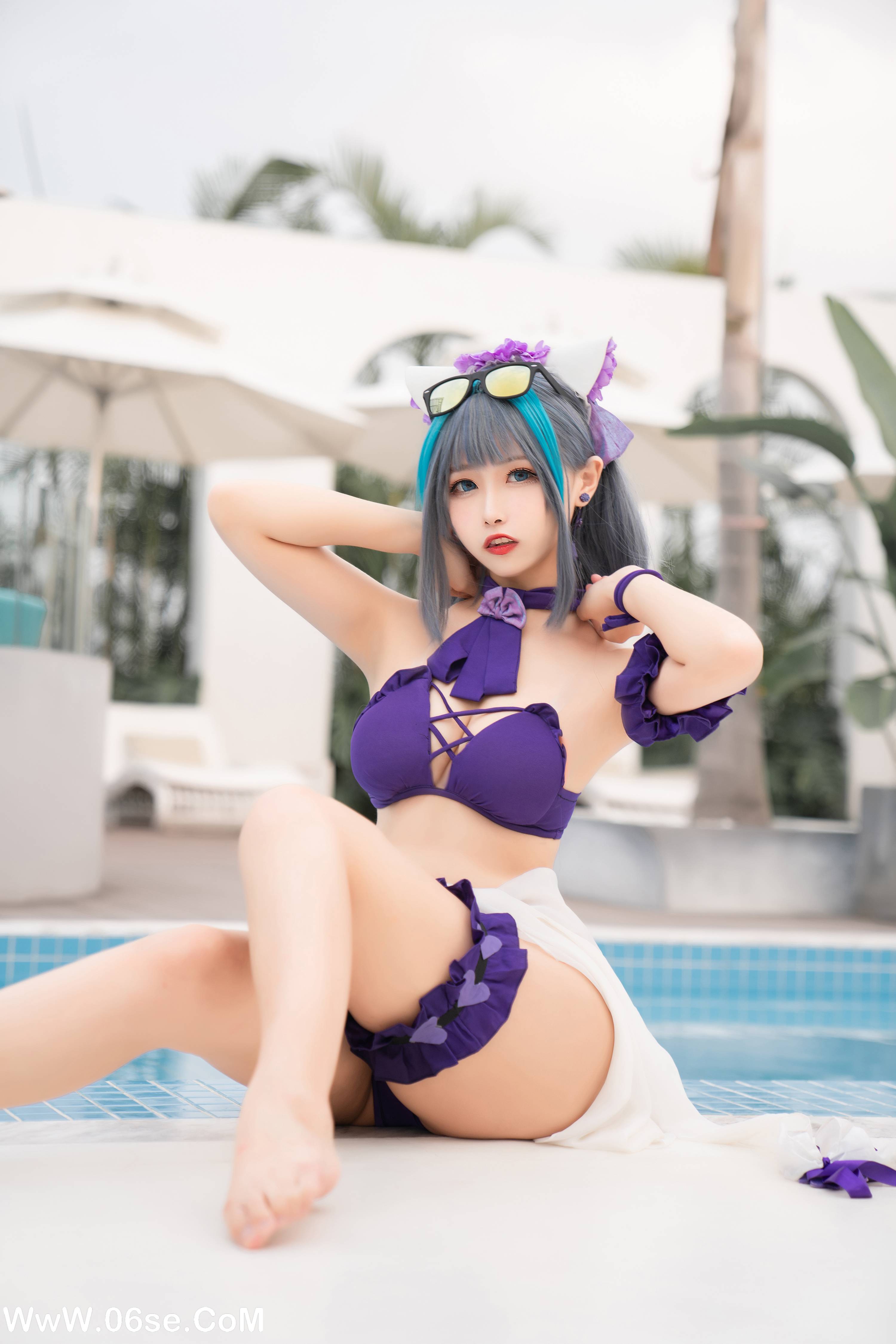 图片[28]-Momoko葵葵 NO.018 – 柴郡水着[40P+1V313M]-六色网