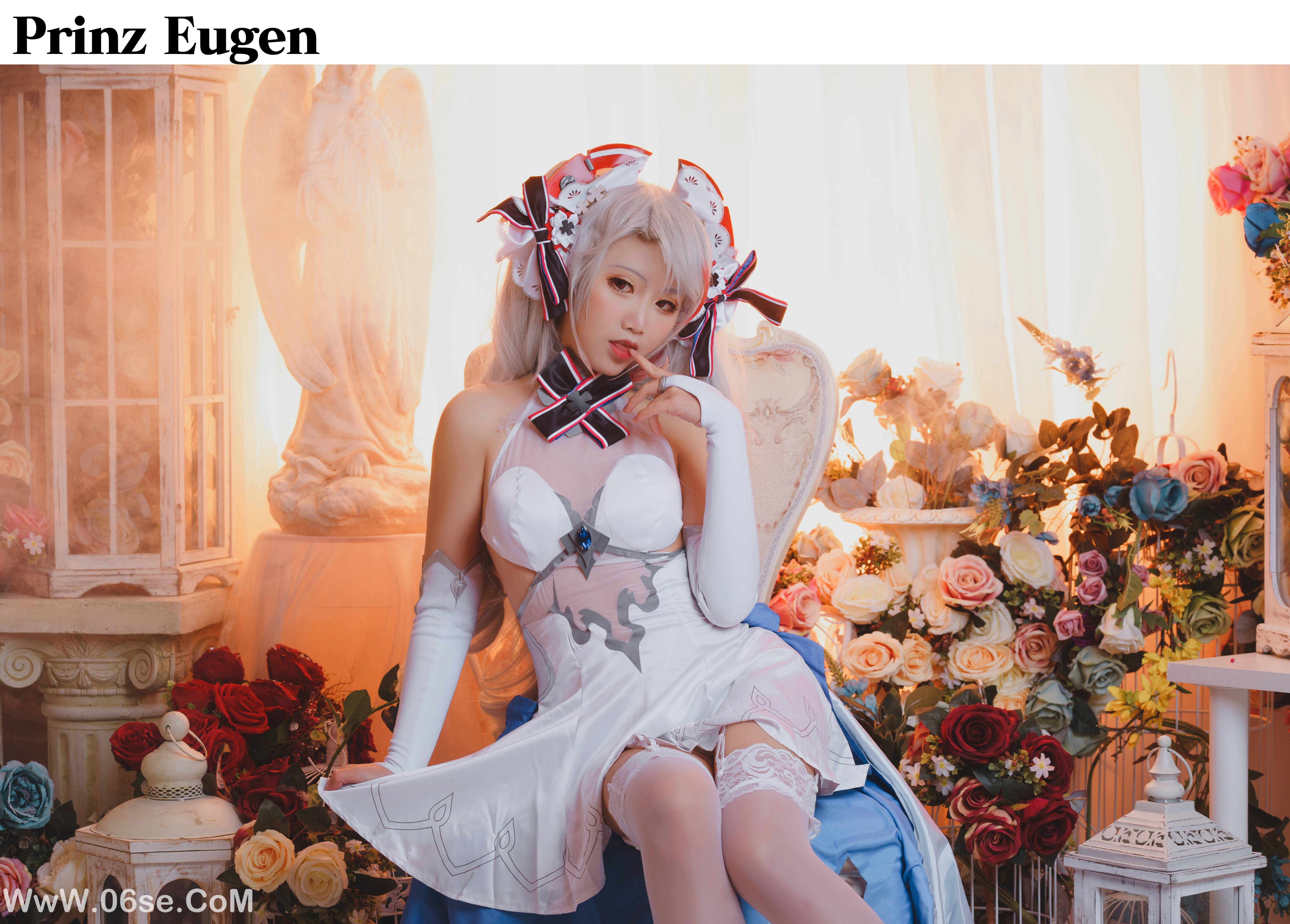 图片[5]-Coser面饼仙儿 NO.012 – 欧根花嫁[22P217M]-六色网