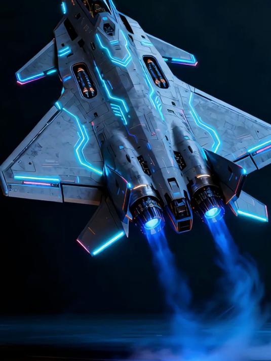 赛博六代机降临!生物机械战机撕裂苍穹