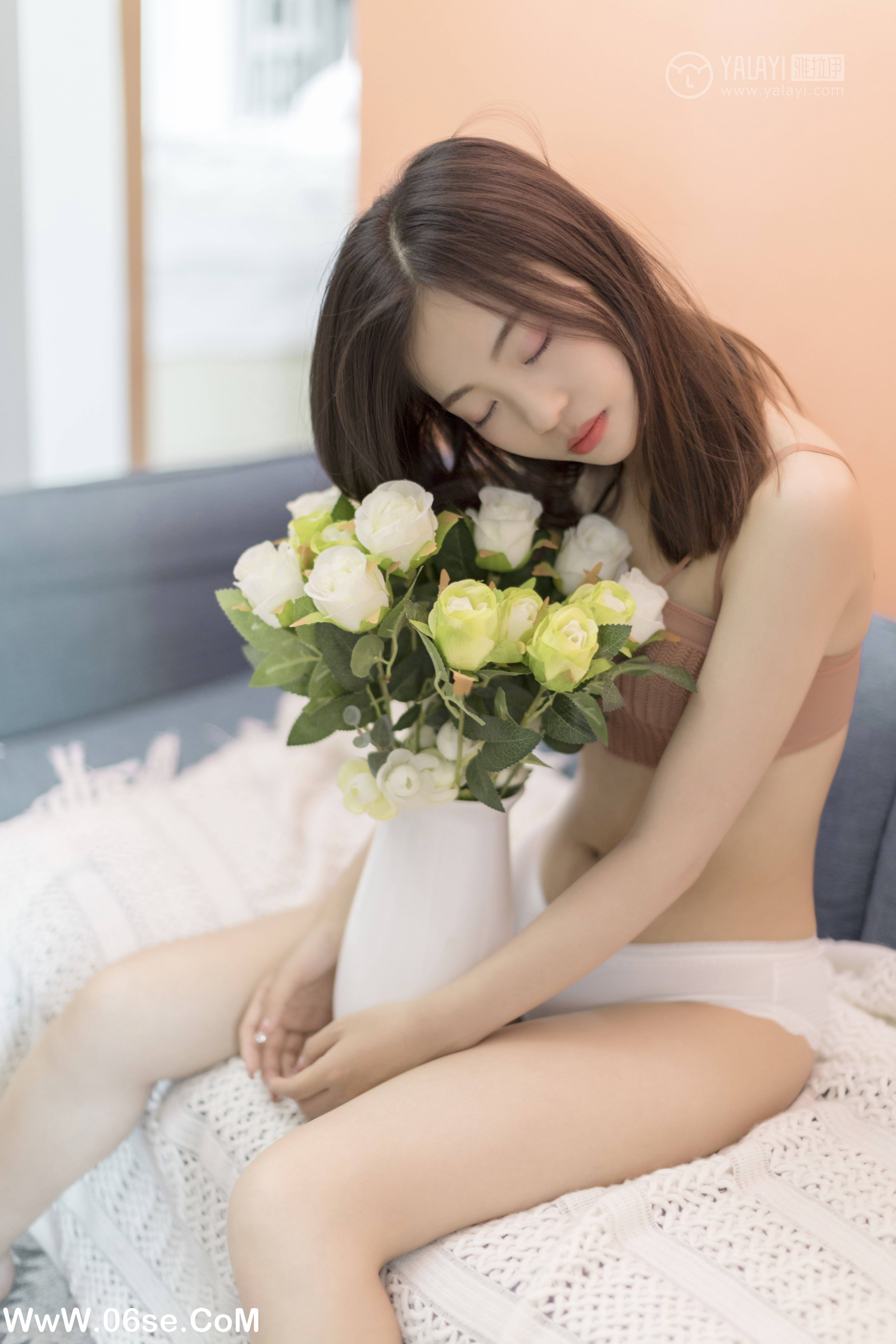 图片[22]-[YALAYI雅拉伊] No.320 少女与玫瑰 高若童-六色网