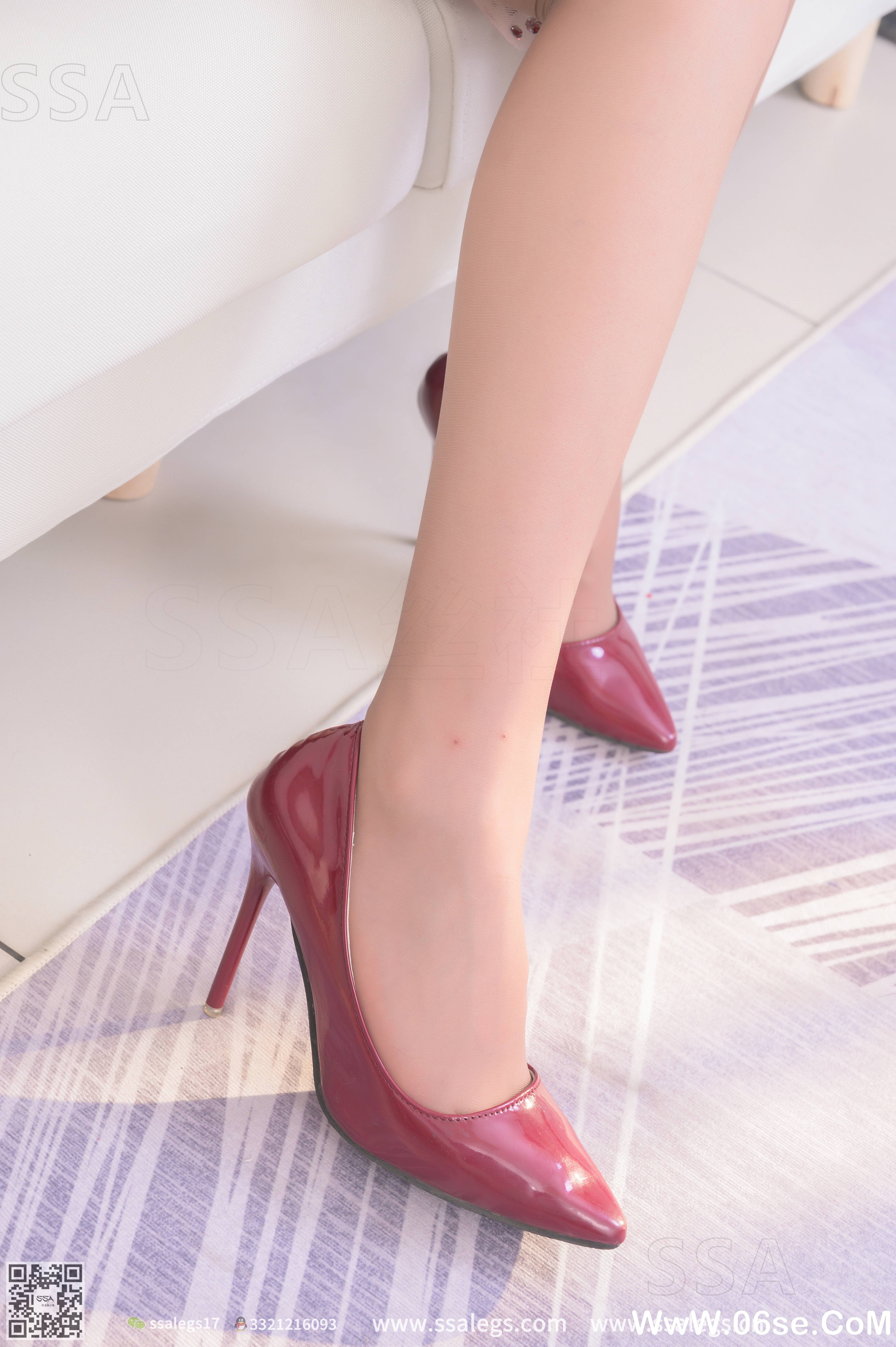 图片[15]-[SSA丝社] NO.312 娜娜御姐的红色高跟鞋咖啡丝美腿[148P1.76G]-六色网