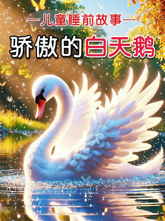 儿童故事《骄傲的白天鹅》3-6岁儿童睡前故事,有声绘本