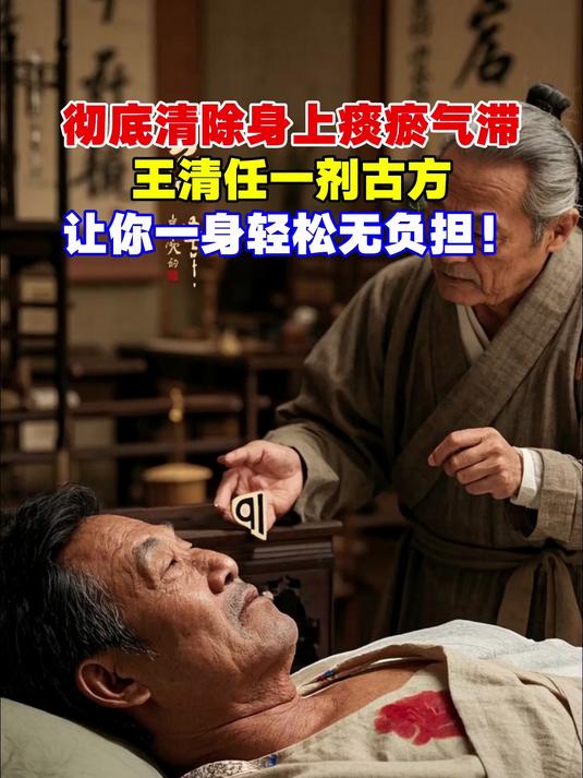 彻底清除身上痰瘀、气滞,王清任一剂古方,让你一身轻松无负担!