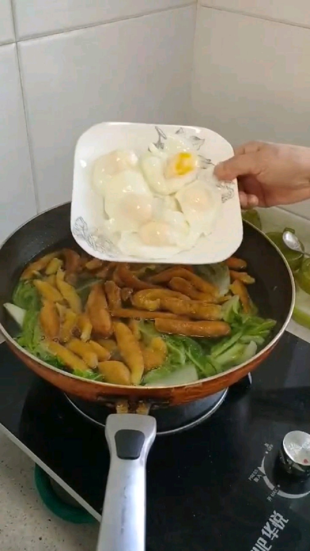 麻花鸡蛋新吃法