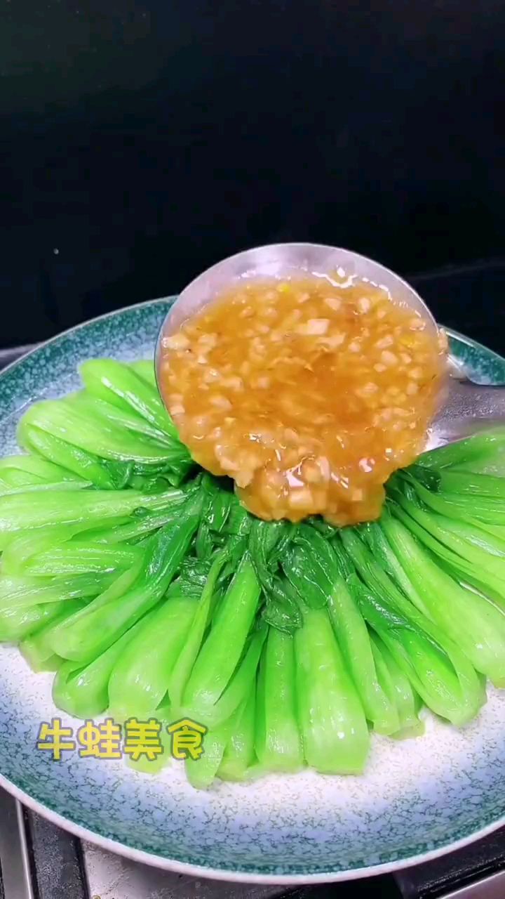 分享美食蒜蓉小油菜做法