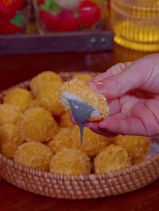 香甜酥脆的炸汤圆