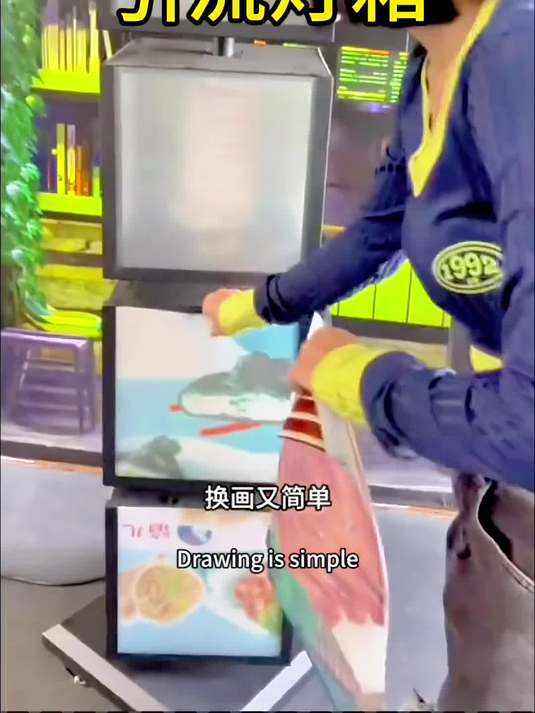 各行各业灯箱都可以定做,包含设计打印画面