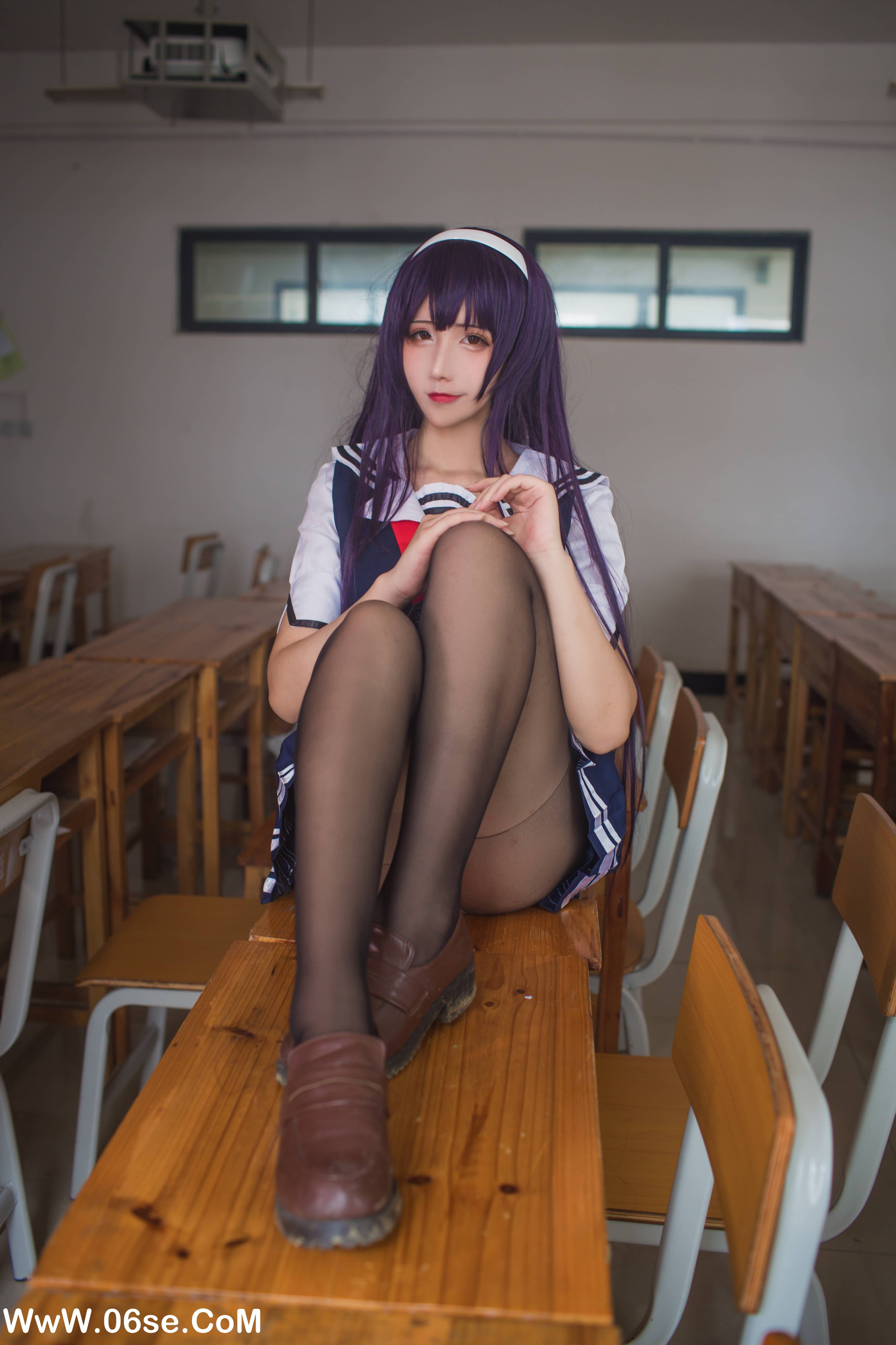 图片[29]-九曲Jean NO.039 – 霞之丘诗羽夏季校服[40P349M]-六色网