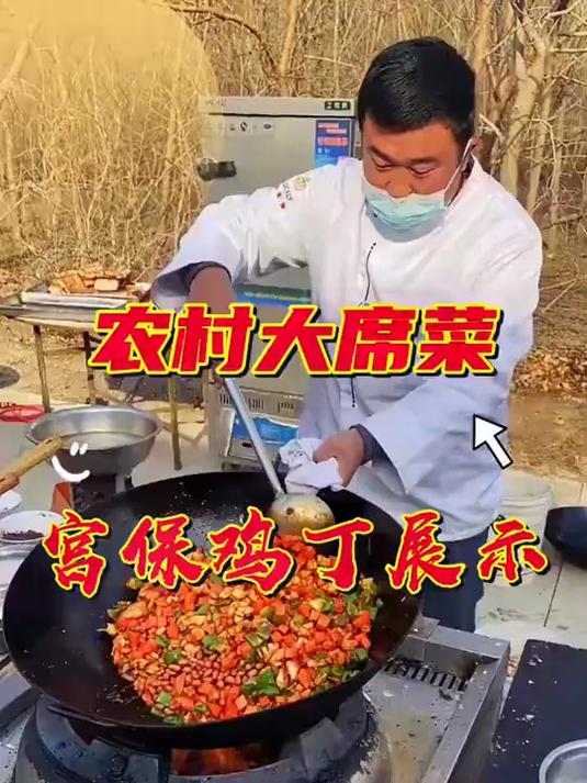 宫保鸡丁展示……