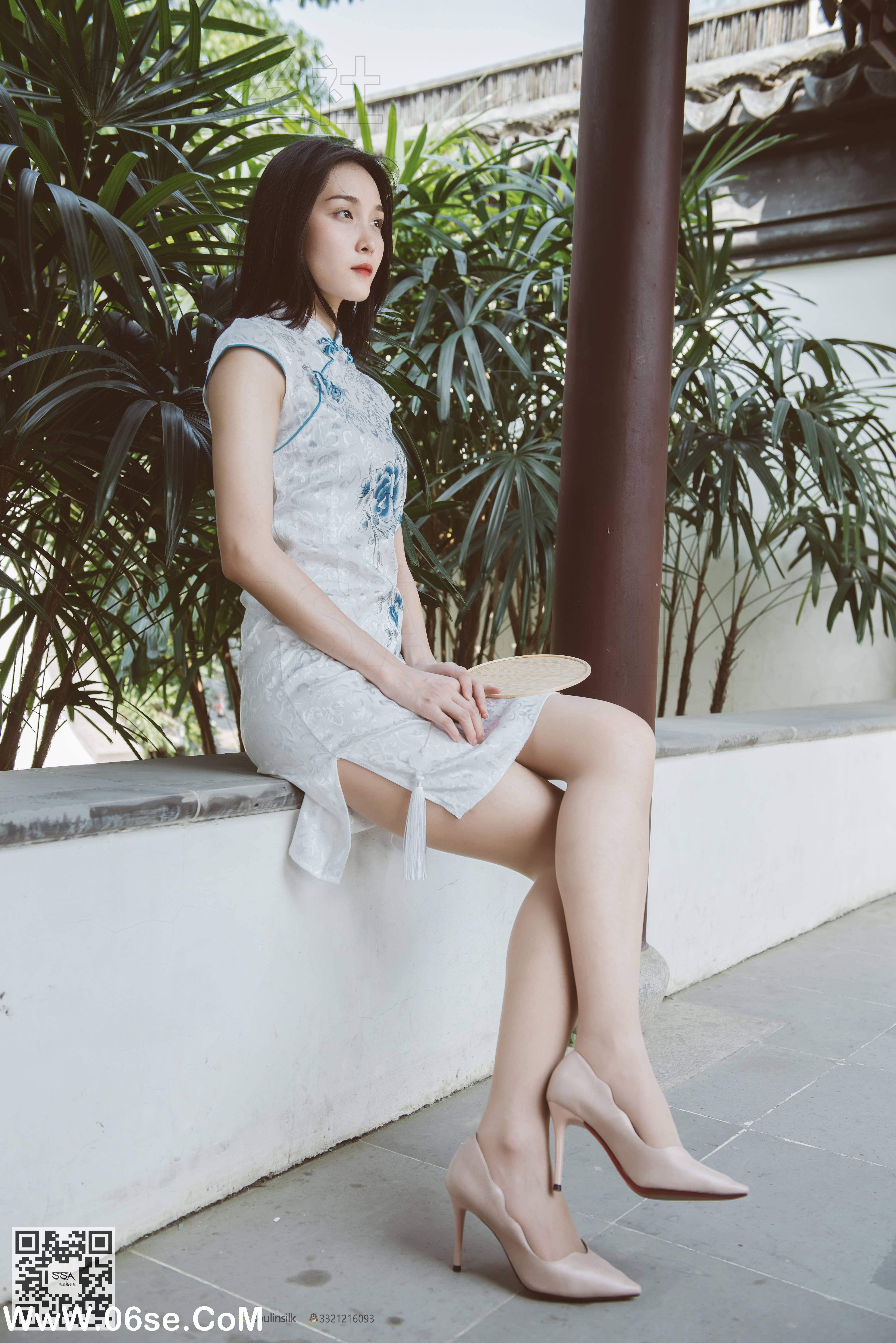 图片[18]-[SSA丝社] NO.111 君君 腿模君君的旗袍秀[163P1.56G]-六色网