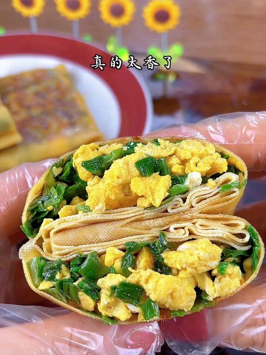 可以吃到撑的韭菜盒子,做法简单