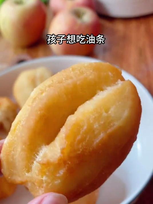 孩子想吃油条,教你在家做