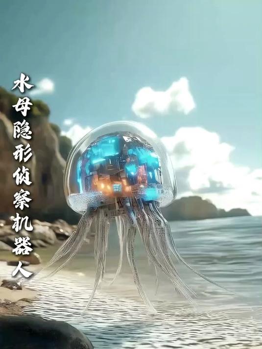 哈大-水母隐形侦察机器人 未来战争什么形态?