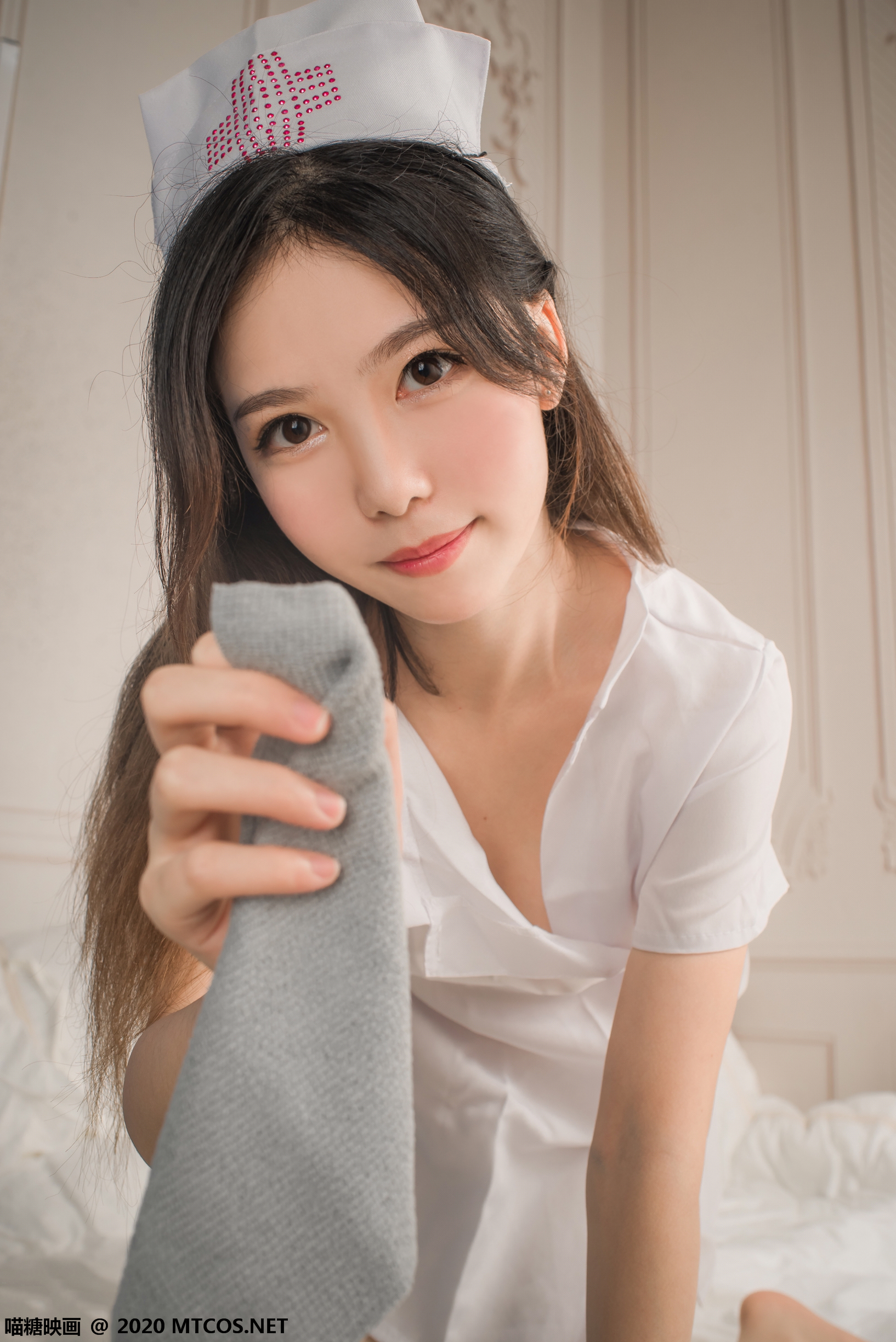 图片[20]-[MTCos] 喵糖映画 Vol.076 抖娘-利世 俏皮小护士-六色网