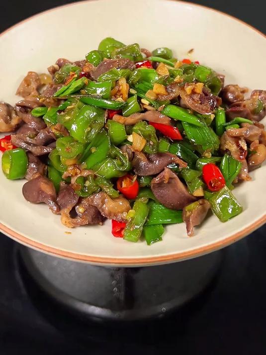 孜然鸡胗，好吃简单又下饭