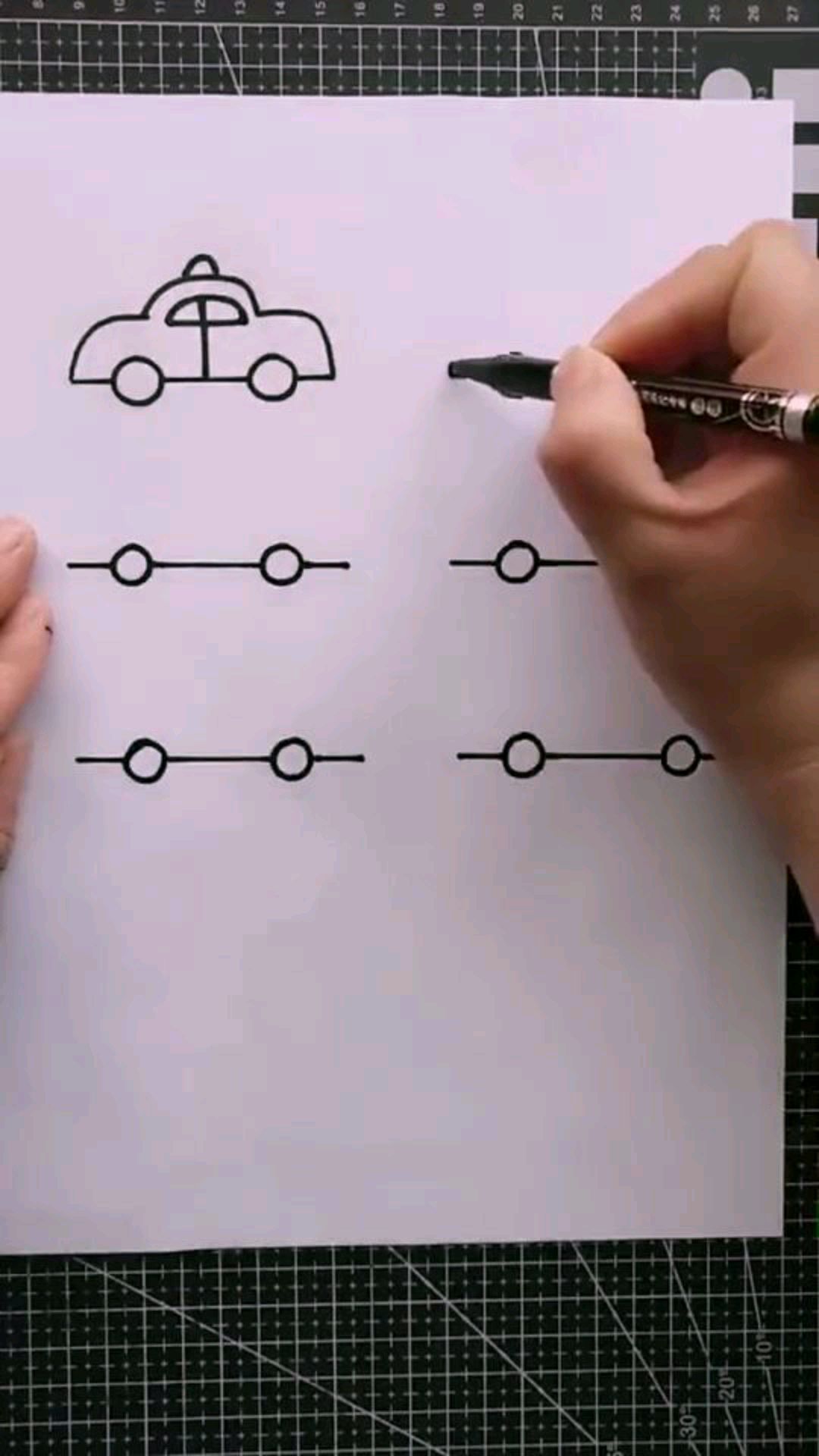 各种车子的简笔画,一看就会,简单易学