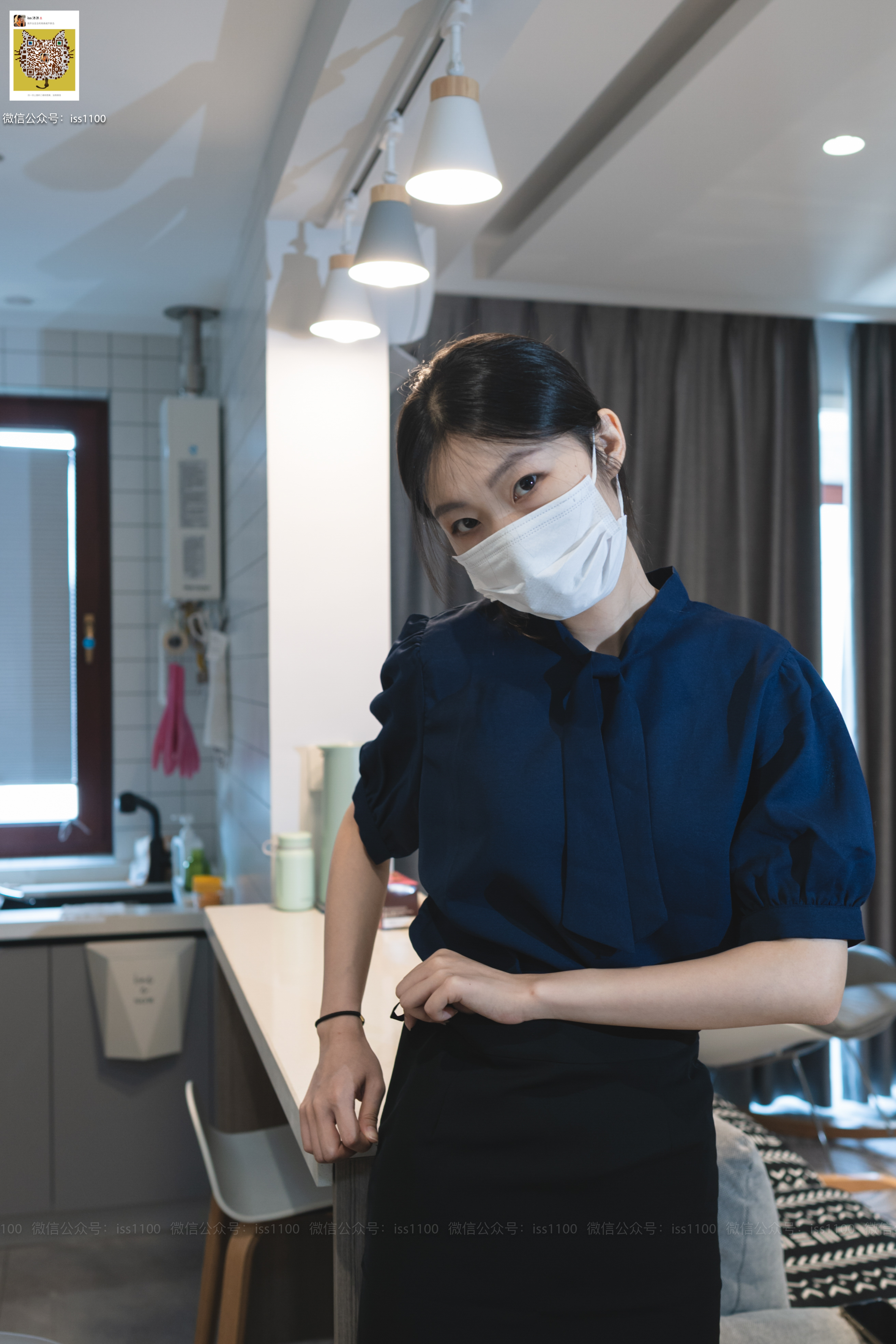 图片[46]-ISS公众号系列 – 美晗 蓝色衬衫[101P+1V599M]-六色网