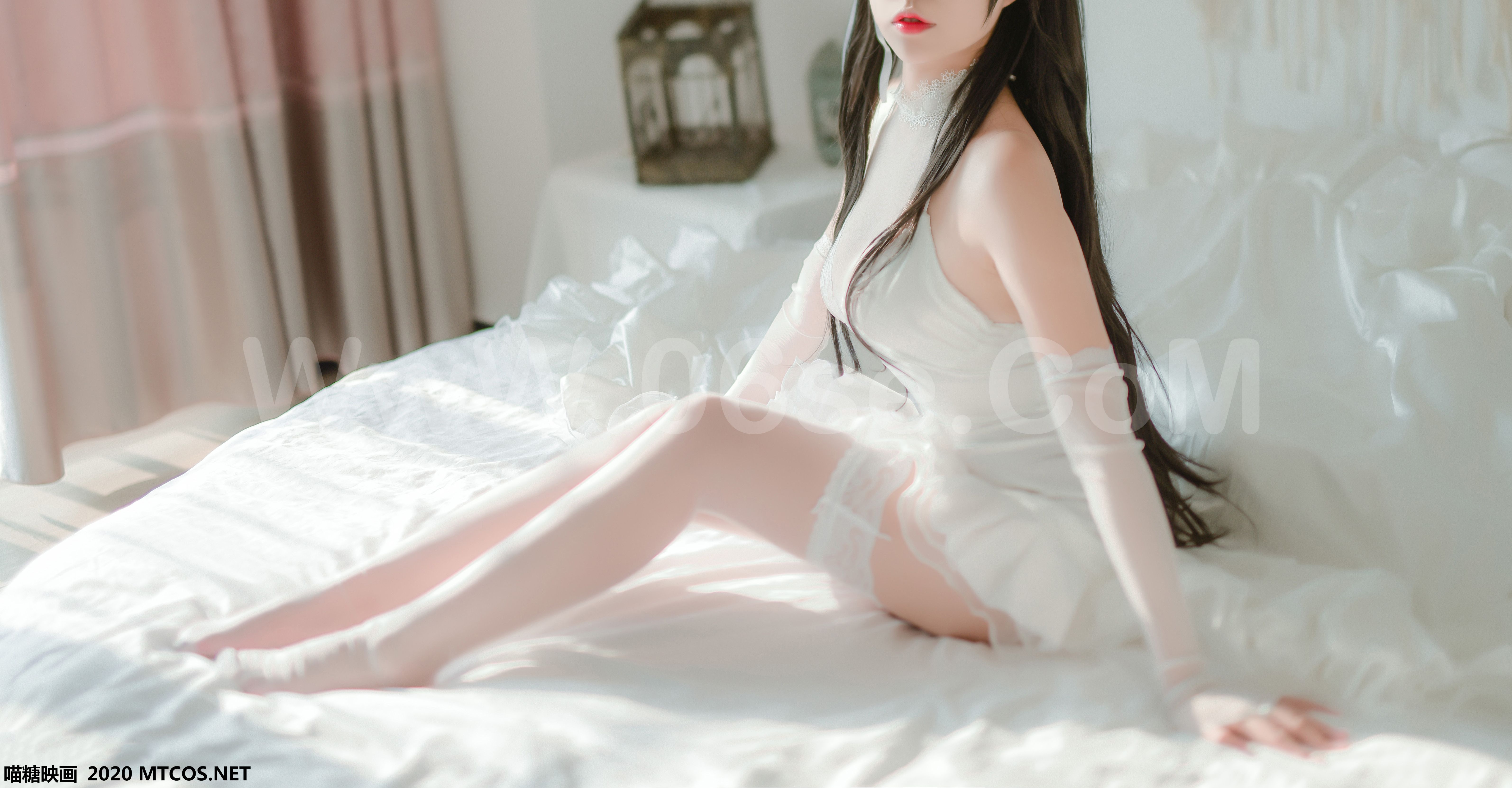 图片[6]-[MTCos] 喵糖映画 Vol.100 二佐Nisa 婚纱爱宕-六色网