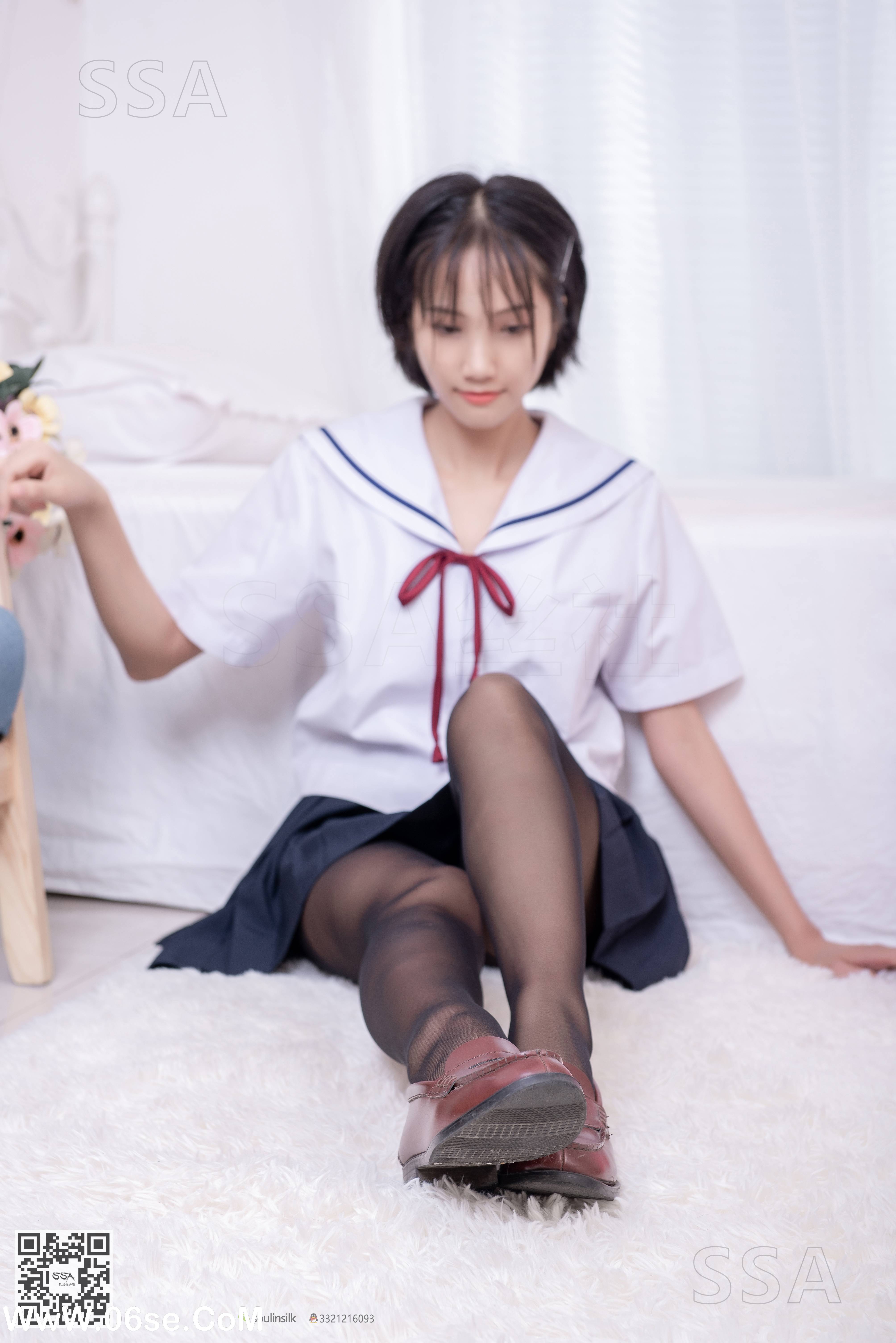 图片[13]-[SSA丝社] NO.169 小佩 JK制服黑丝[148P1.68G]-六色网