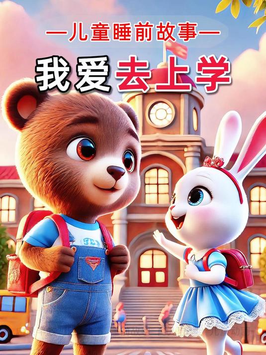儿童故事《我爱去上学》教会孩子勇敢面对学校的害怕和不安