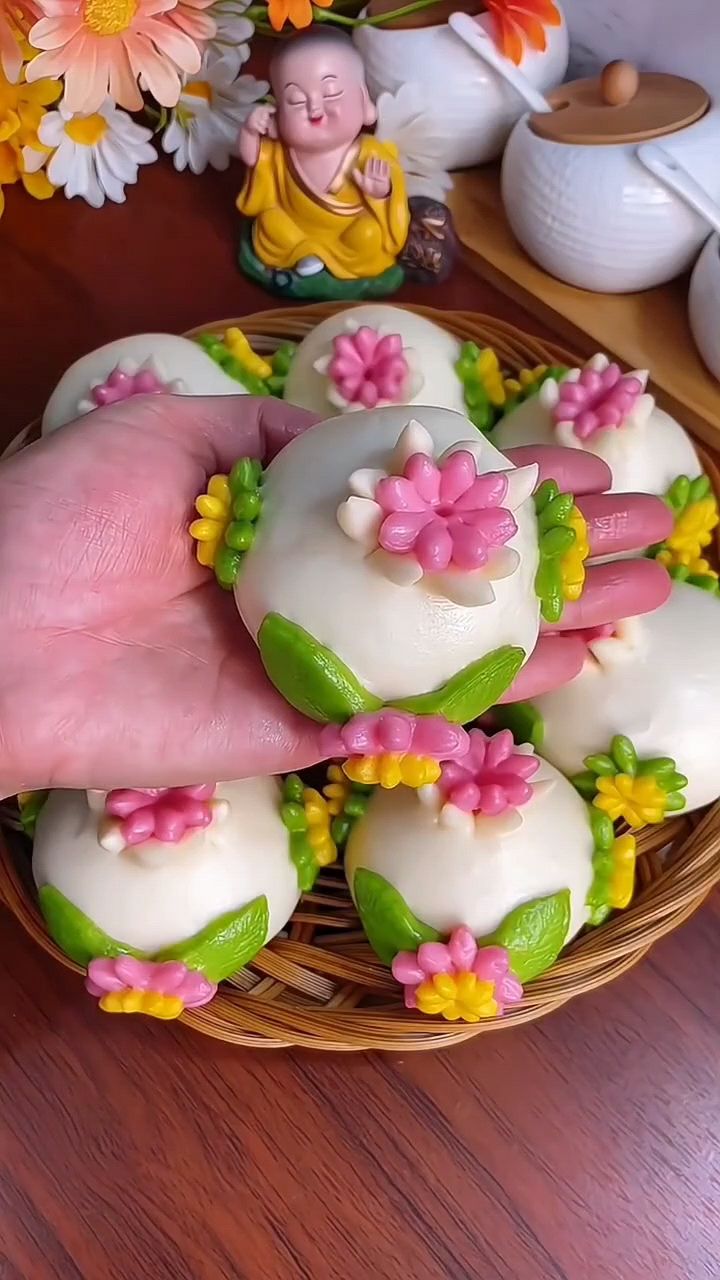 石榴馒头的花样做法