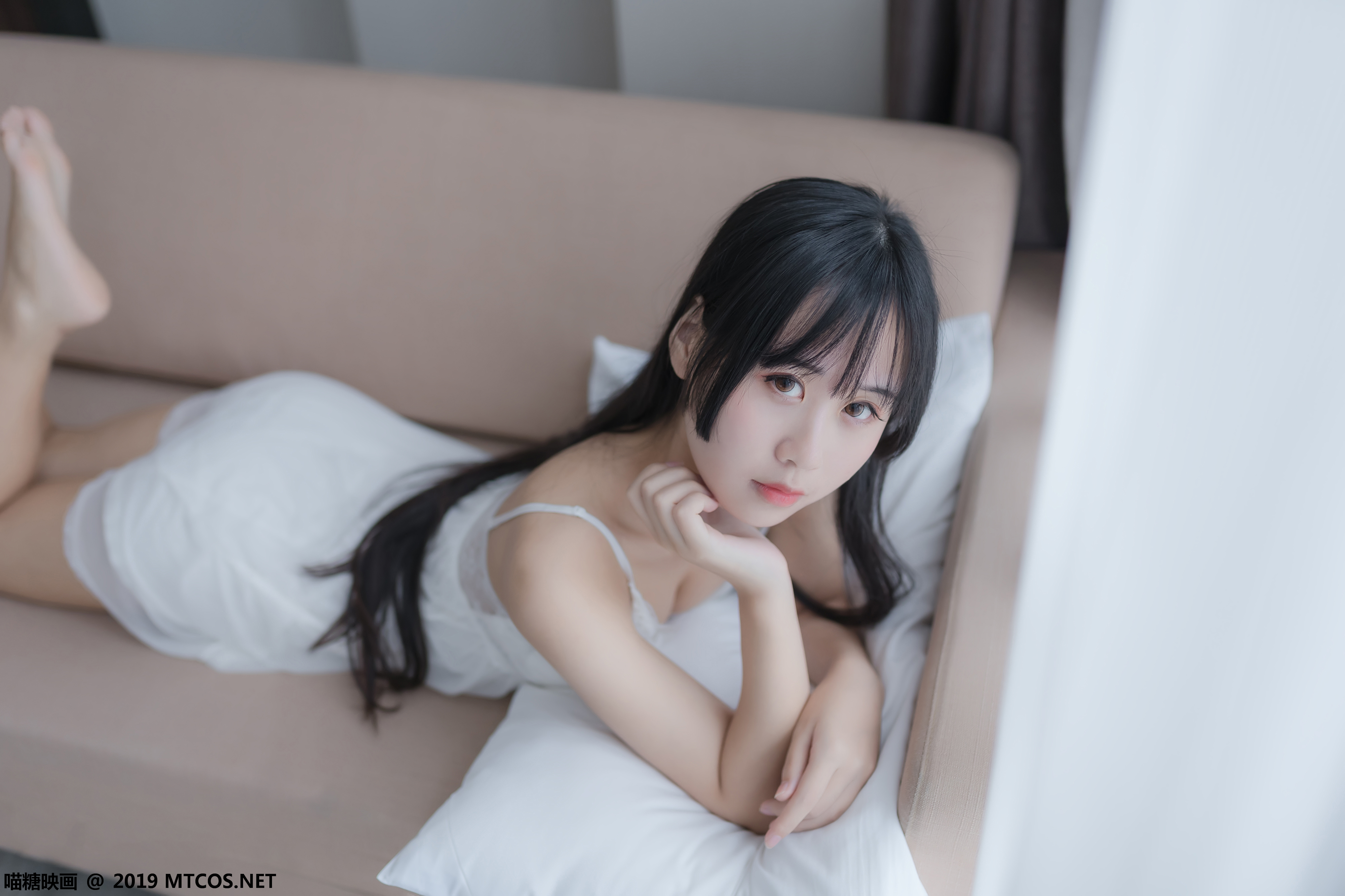 图片[34]-[MTCos] 喵糖映画 Vol.069 萌芽儿o0 白纱裙-六色网