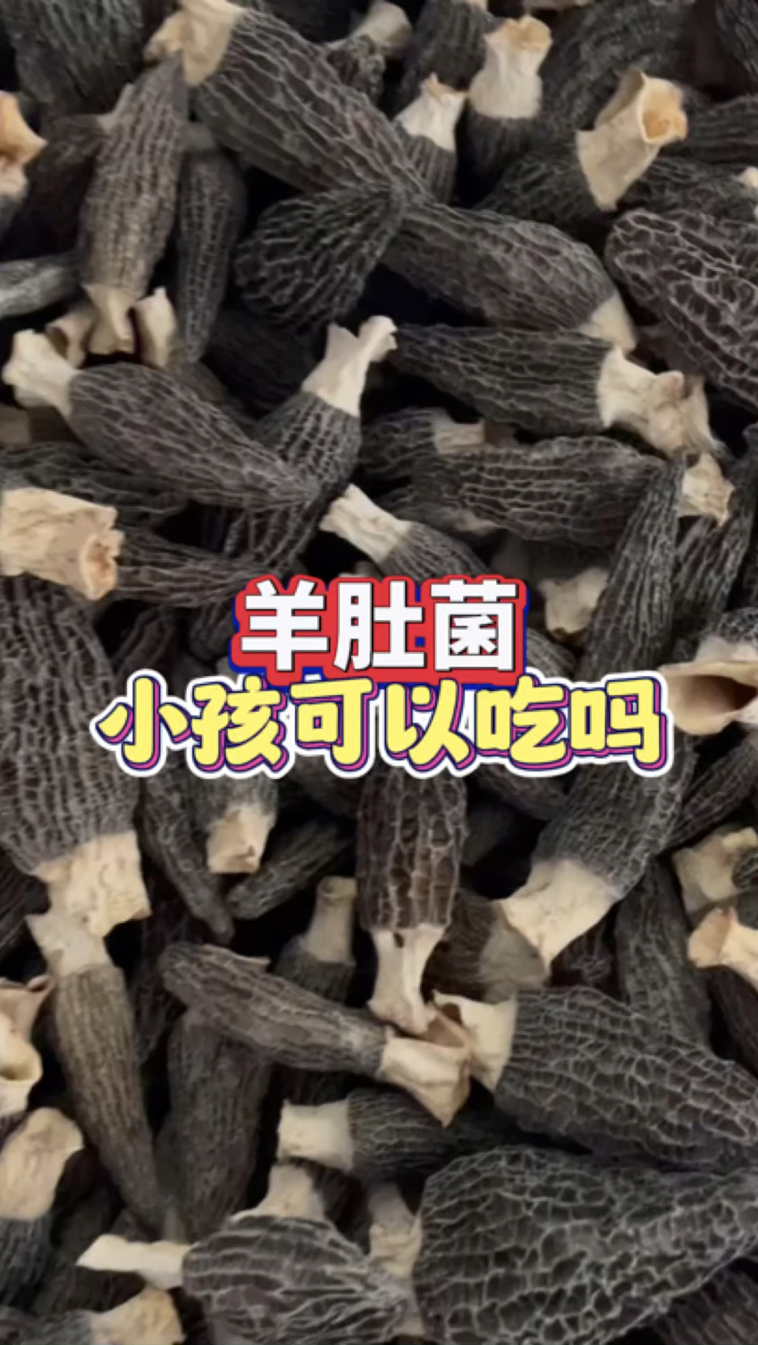 羊肚菌小孩可以吃吗!