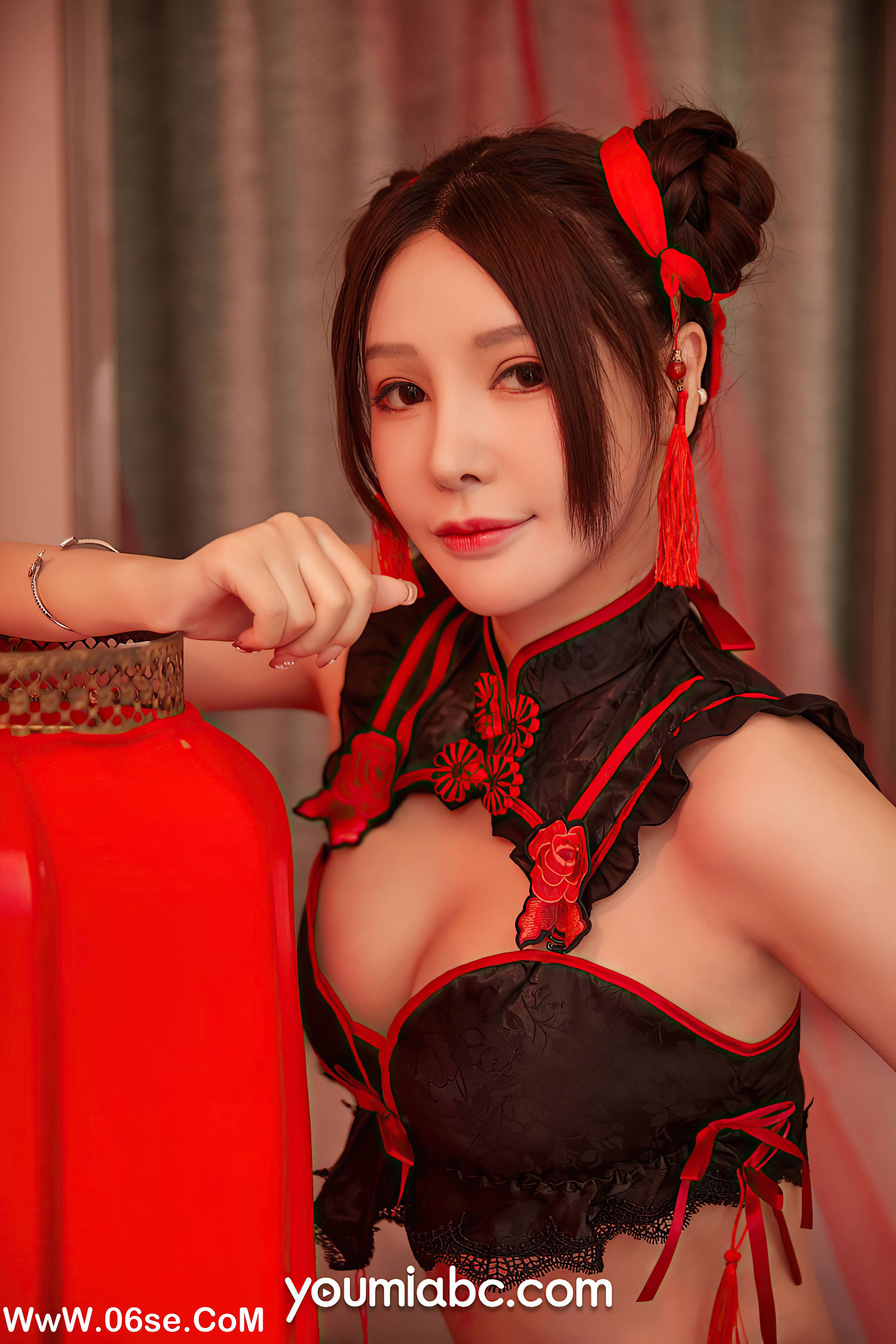图片[11]-[YouMi尤蜜] 2021.10.14 红头绳 李多多[19+1P385M]-六色网
