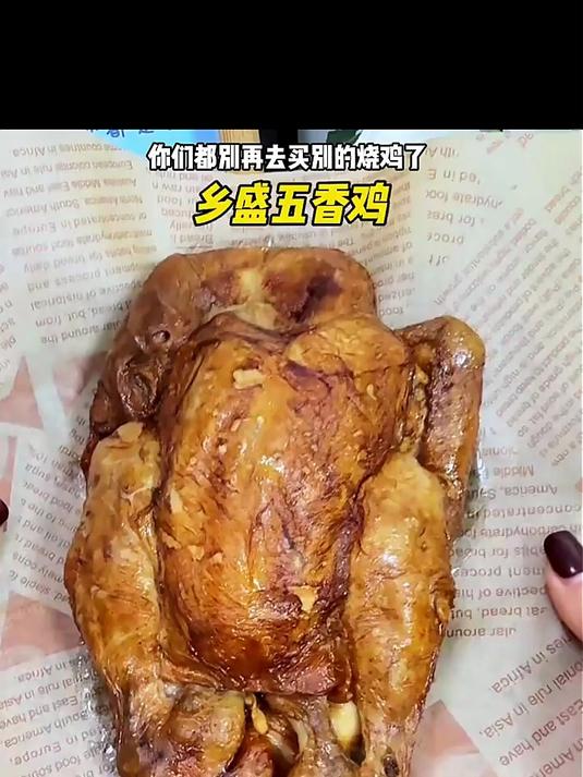 乡盛「简单配料」五香鸡德州特产扒鸡烧鸡烤鸡卤味熟食 五香鸡500g*1只