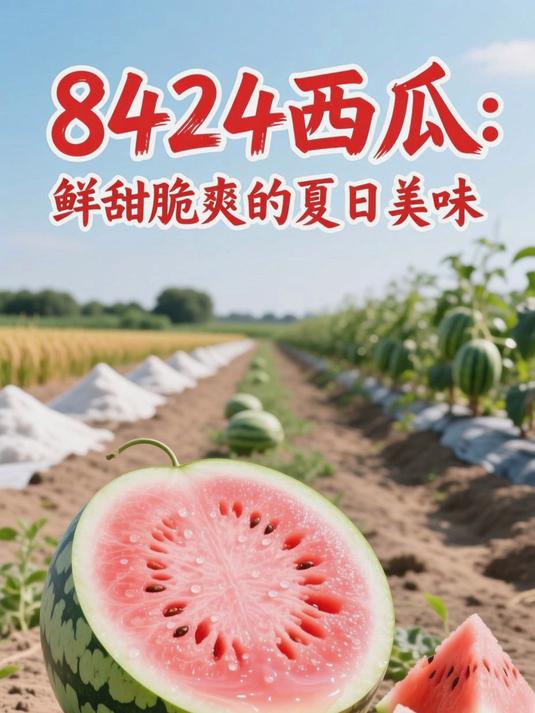 8424西瓜:鲜红清甜,营养满满