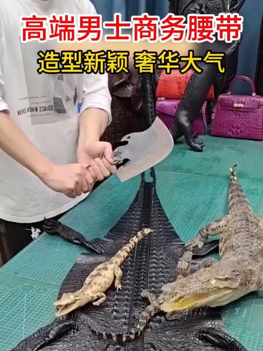 男人得有一块好皮带,试试这款鳄鱼纹自动扣皮带,带出去倍有面子