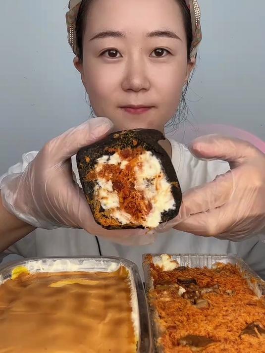 酱多到拉丝的盒子蛋糕松软入味超爱