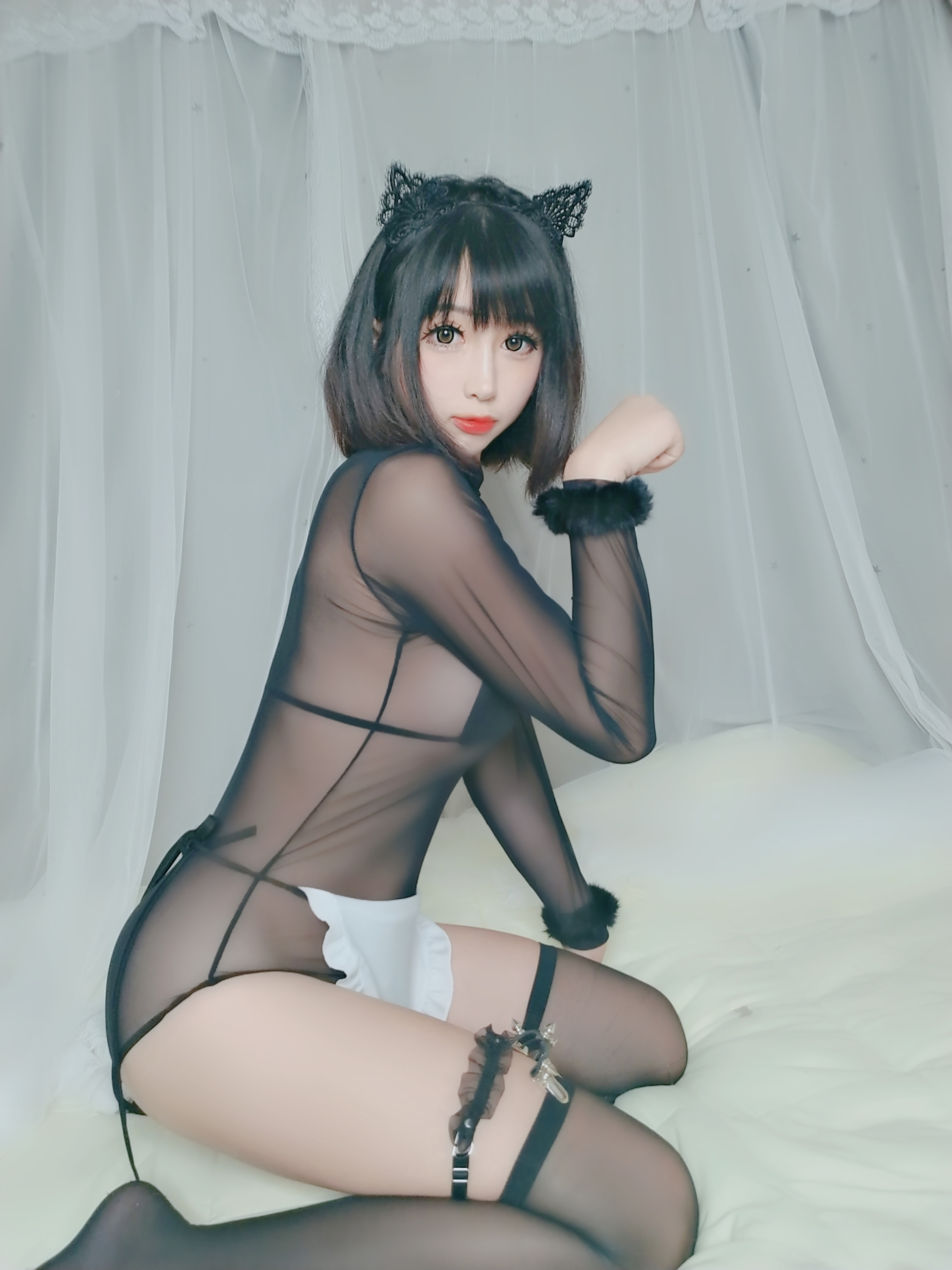 图片[16]-黑米粥 NO.005 – 黑猫 [40P+1V117M]-六色网