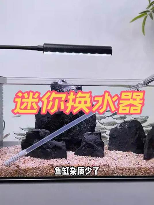 小鱼缸换水难?迷你换水器来帮你!轻松搞定