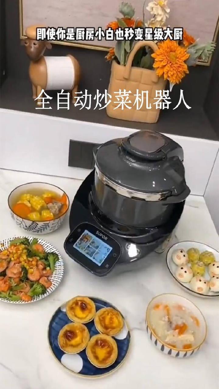 大容量家用全自动炒菜机器人你见过吗?快来看看吧!