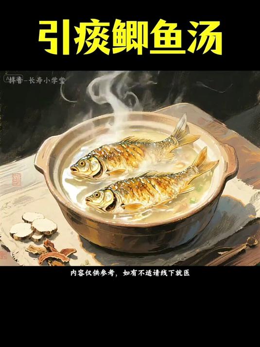 引痰鲫鱼汤,健康美味,收藏好