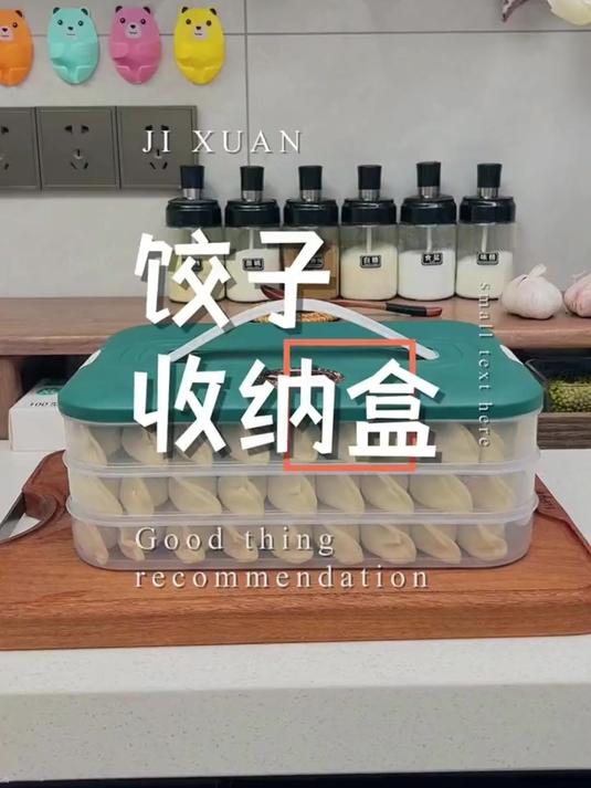 包饺子必备的饺子盒 饺子收纳盒,放冰箱不干皮不串味