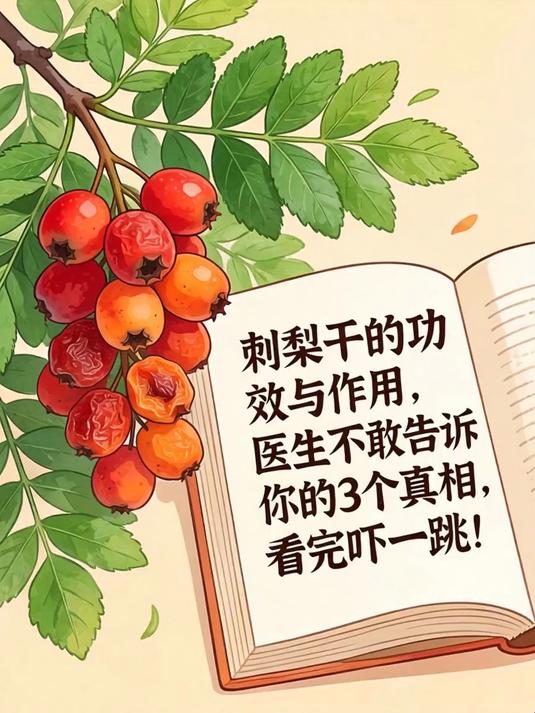 刺梨干的功效与作用,医生都不敢告诉你的3个真相,看完吓一跳!