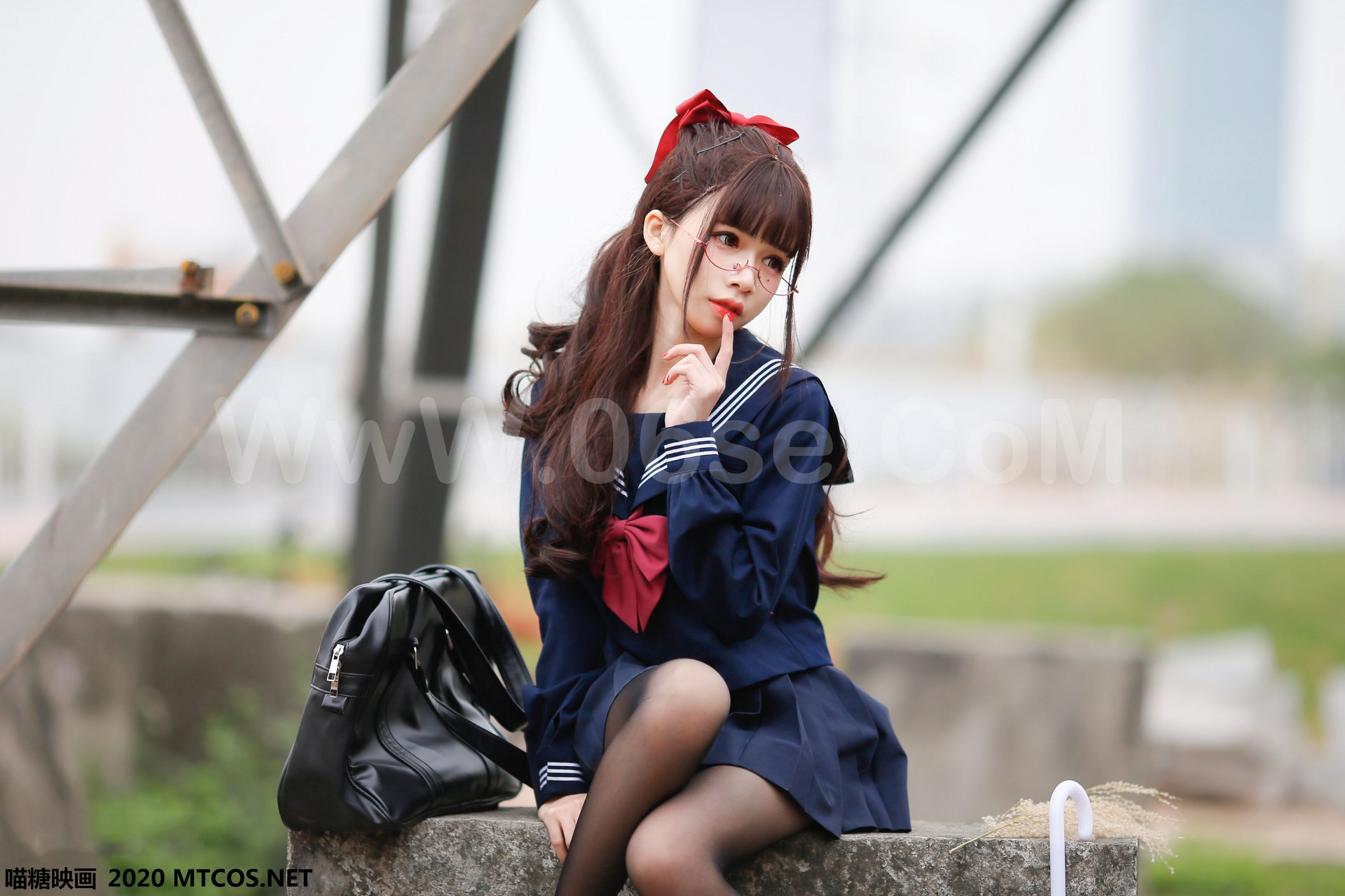 图片[3]-[MTCos] 喵糖映画 Vol.098 渡边爻爻爻子 JK制服少女-六色网