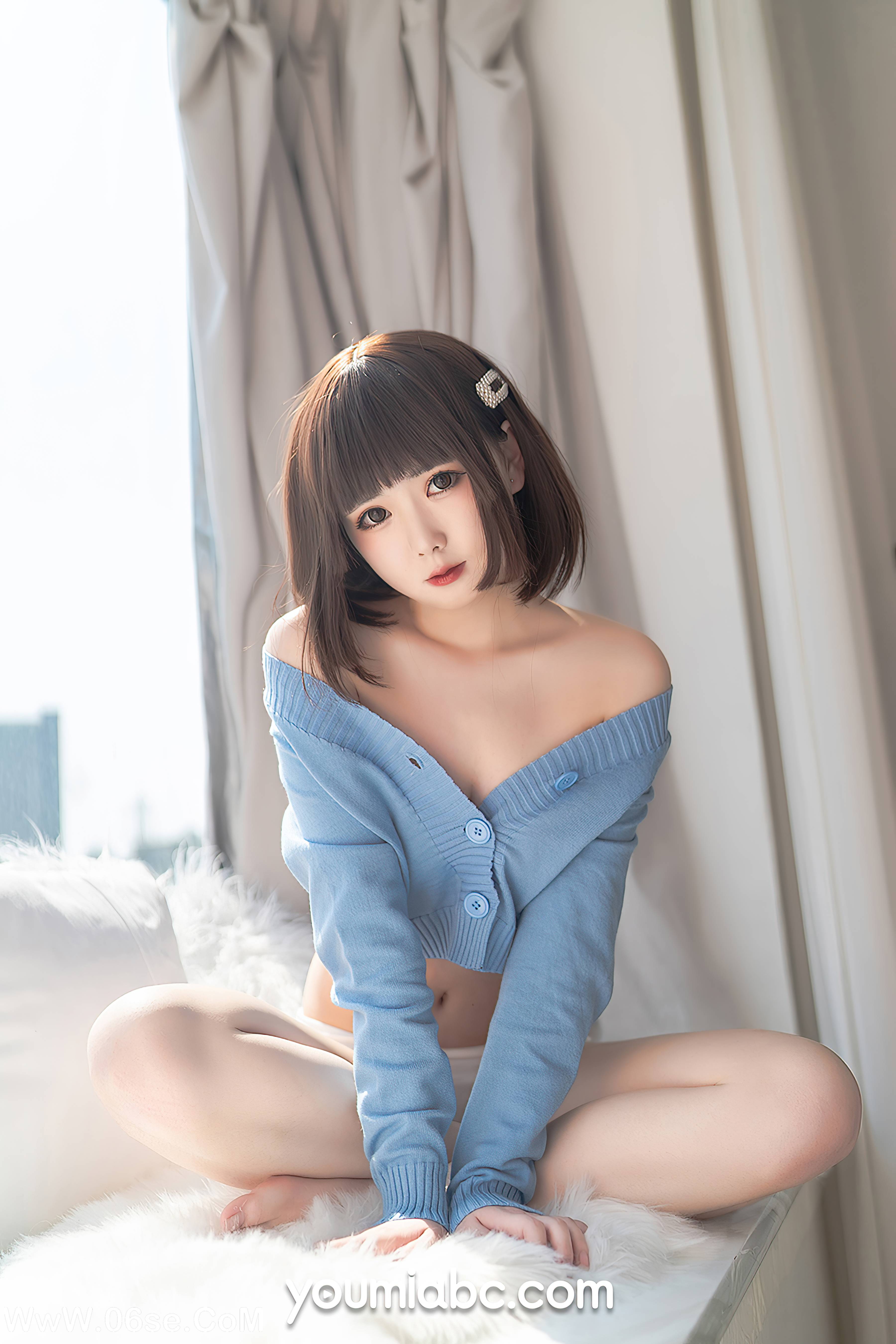 图片[26]-[YouMi尤蜜] 2020.11.30 薄荷蓝之夏 向小圆[34+1P511M]-六色网