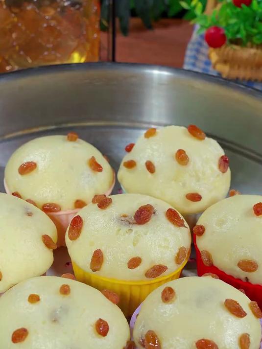 香甜美味的蒸发糕